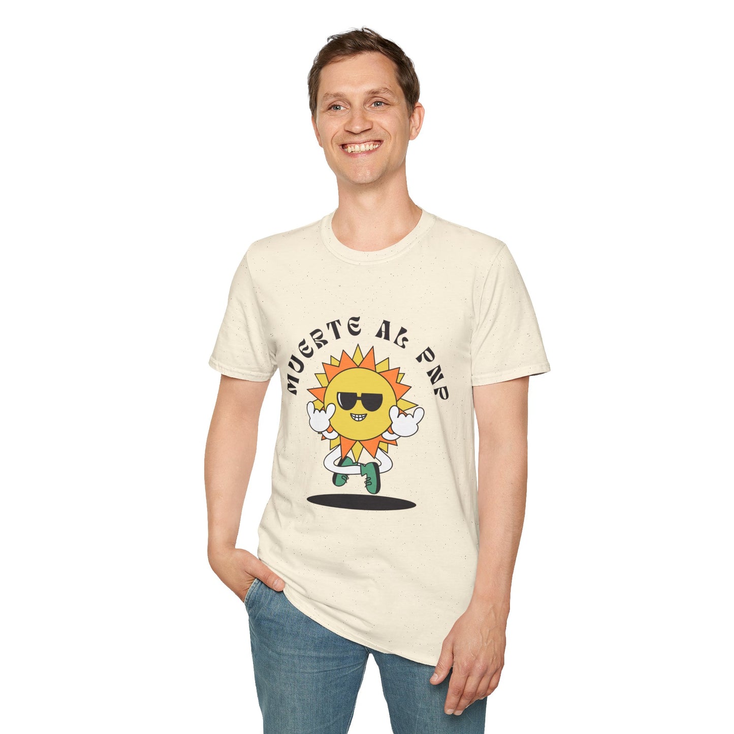 Muerte al PNP Unisex Softstyle T-Shirt - Fun Graphic Tee for Casual Wear - by Troya