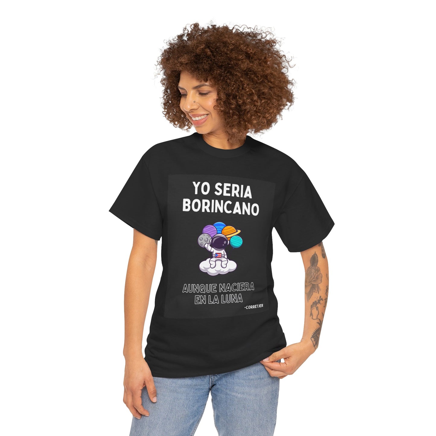 Yo Seria Borincano Unisex Heavy Cotton Tee - Puerto Rican Pride Shirt - by Troya