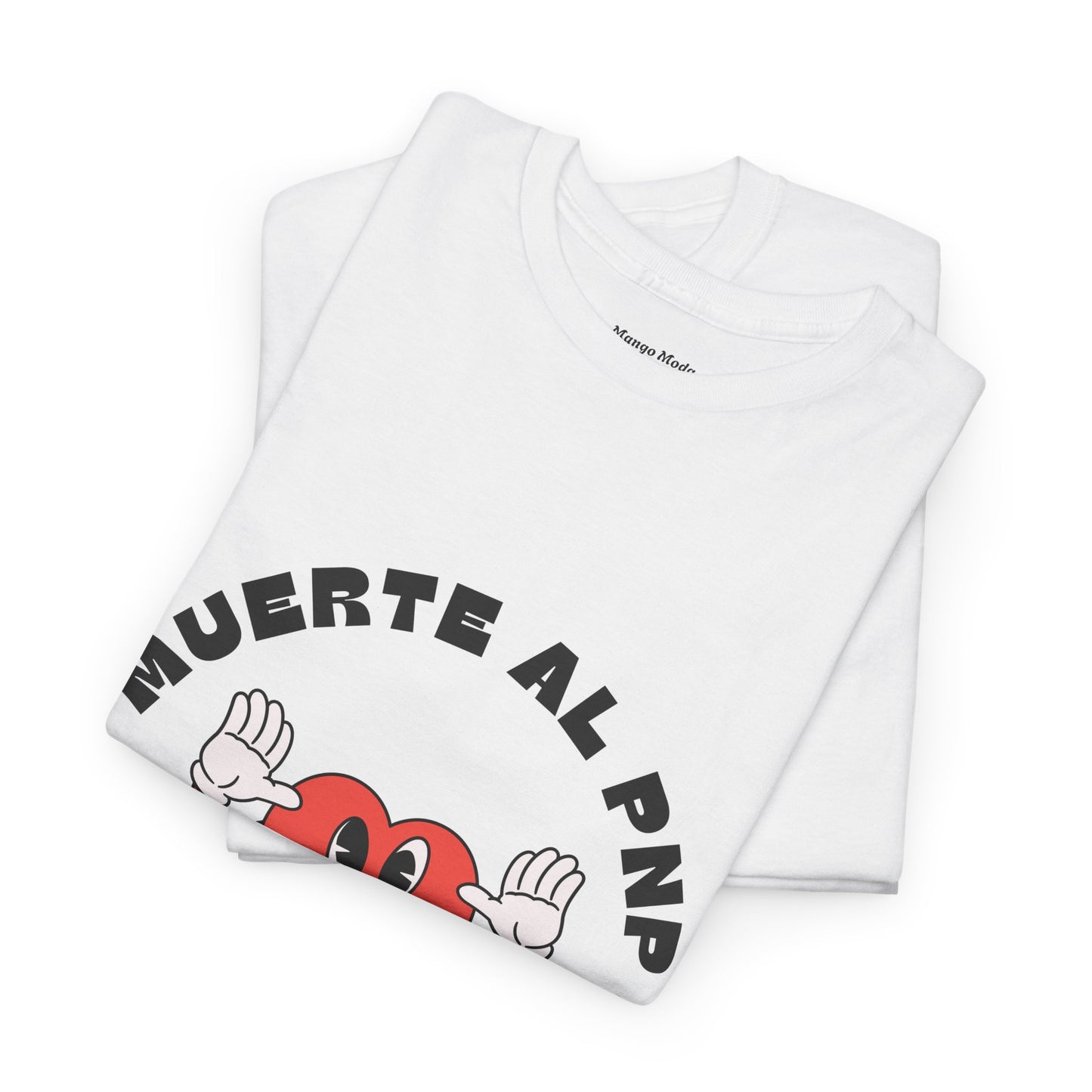 Muerte Al PNP Unisex Heavy Cotton Tee - Funny Heart Design T-Shirt -by Troya