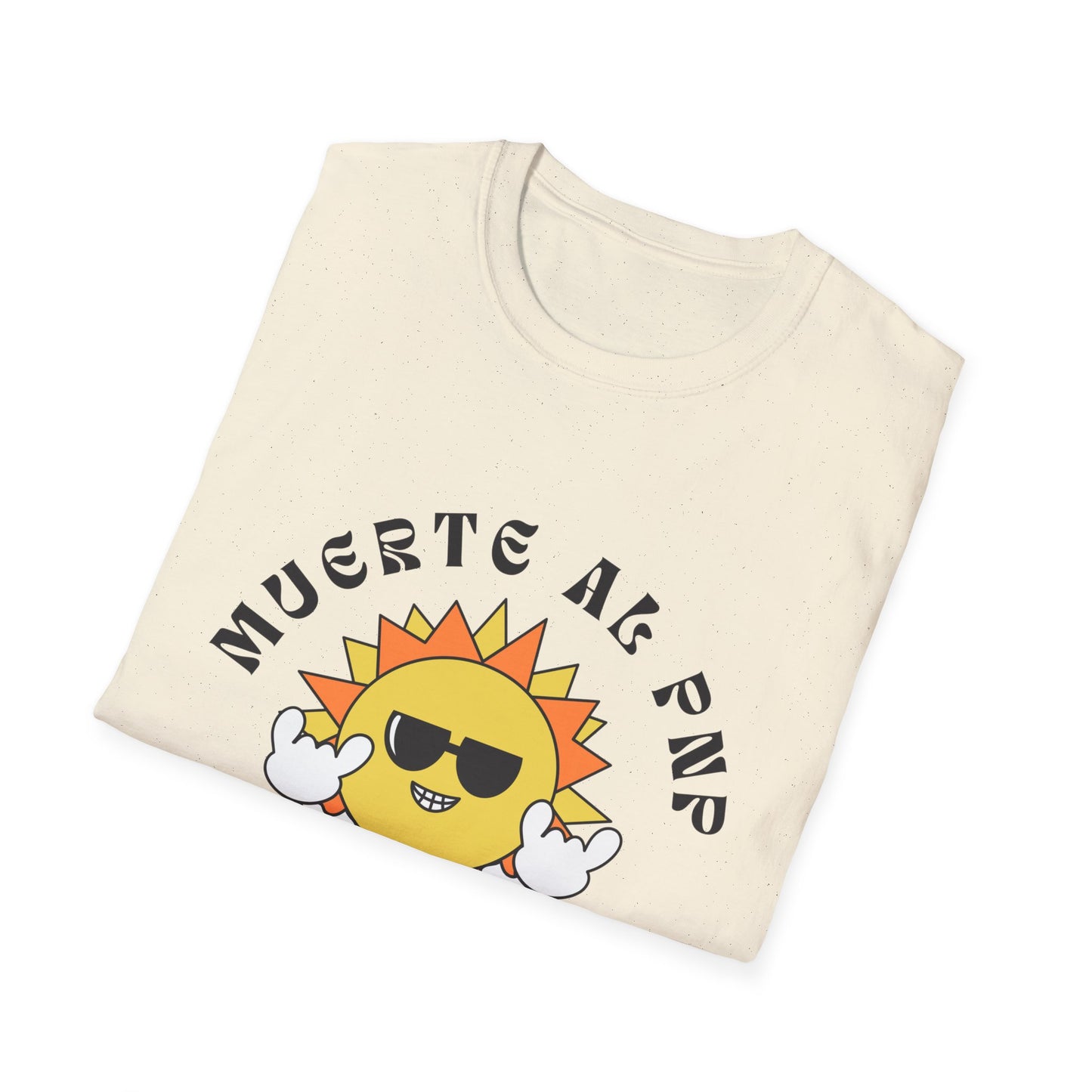 Muerte al PNP Unisex Softstyle T-Shirt - Fun Graphic Tee for Casual Wear - by Troya