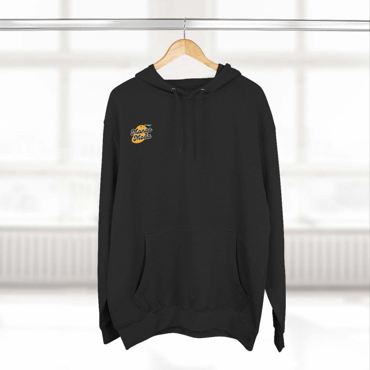 Retro Tech Fleece Hoodie - "I Miss Telework" Design