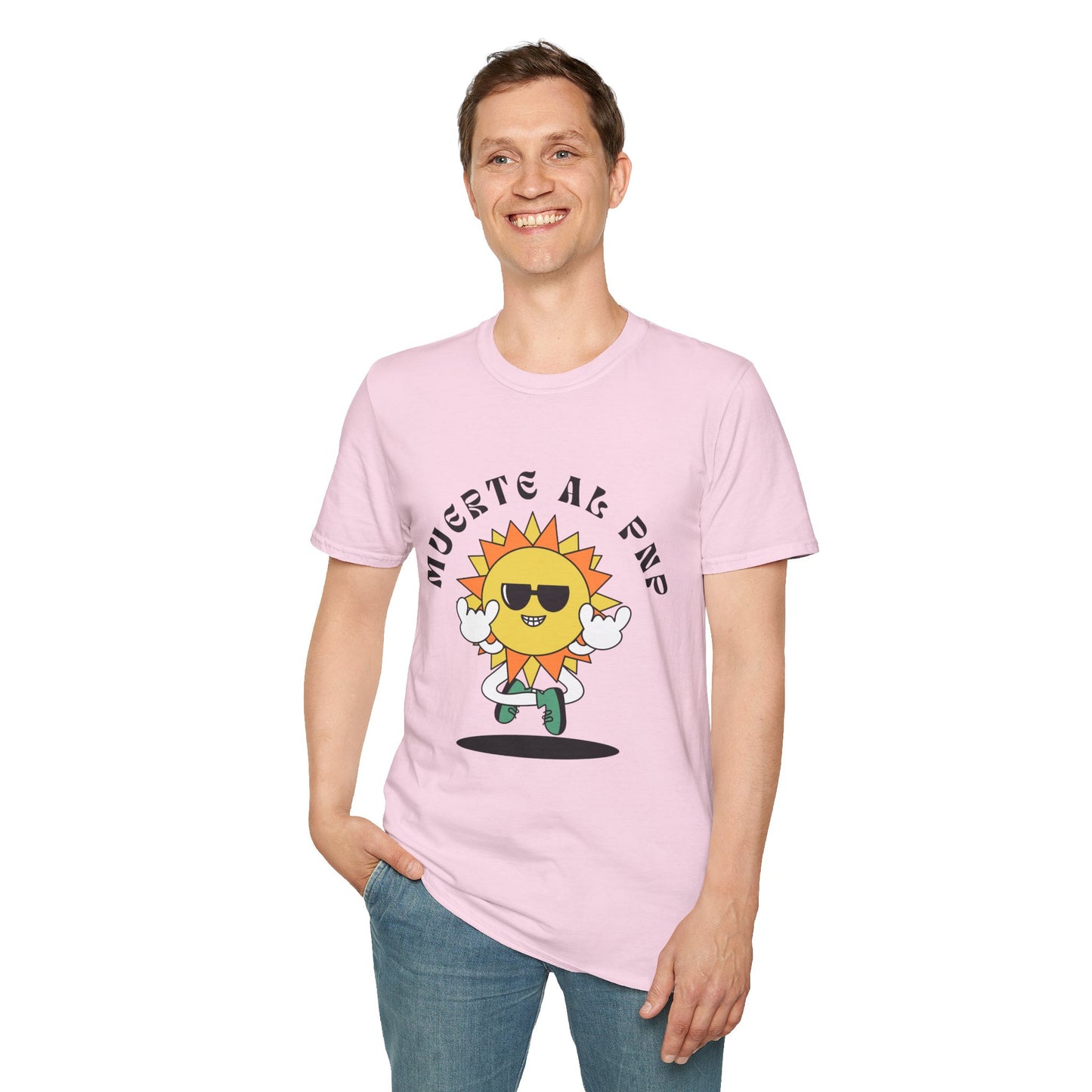 Muerte al PNP Unisex Softstyle T-Shirt - Fun Graphic Tee for Casual Wear - by Troya
