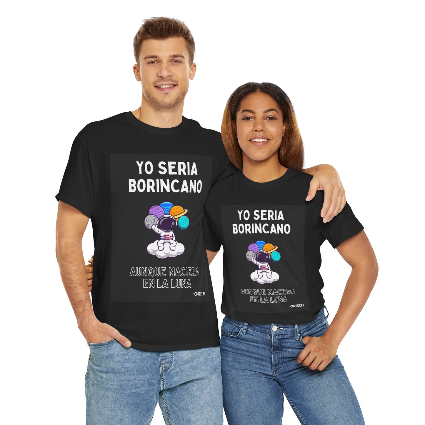Yo Seria Borincano Unisex Heavy Cotton Tee - Puerto Rican Pride Shirt - by Troya