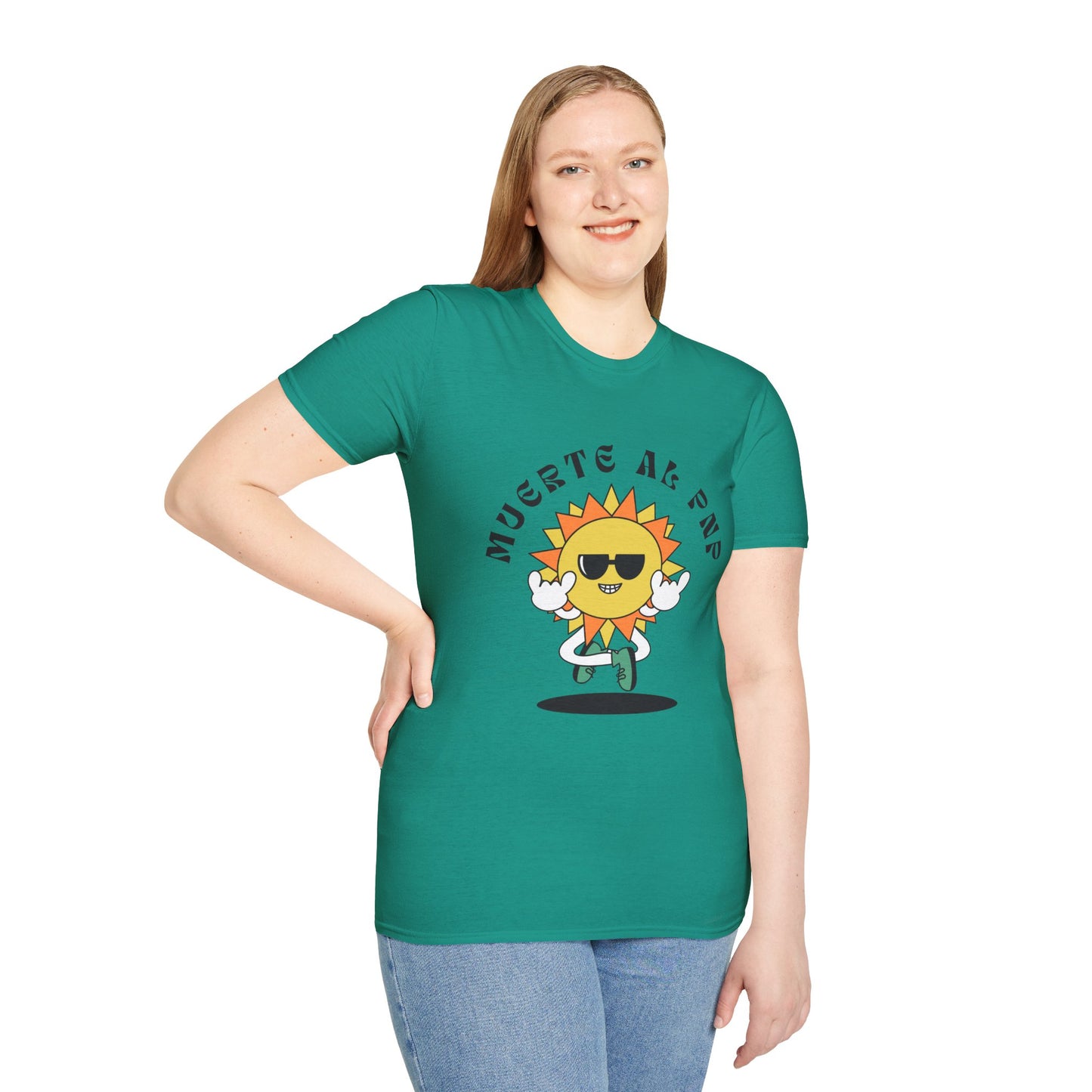 Muerte al PNP Unisex Softstyle T-Shirt - Fun Graphic Tee for Casual Wear - by Troya