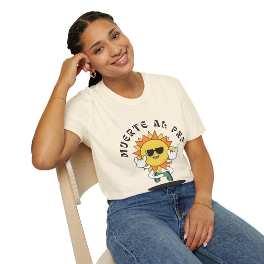Muerte al PNP Unisex Softstyle T-Shirt - Fun Graphic Tee for Casual Wear - by Troya