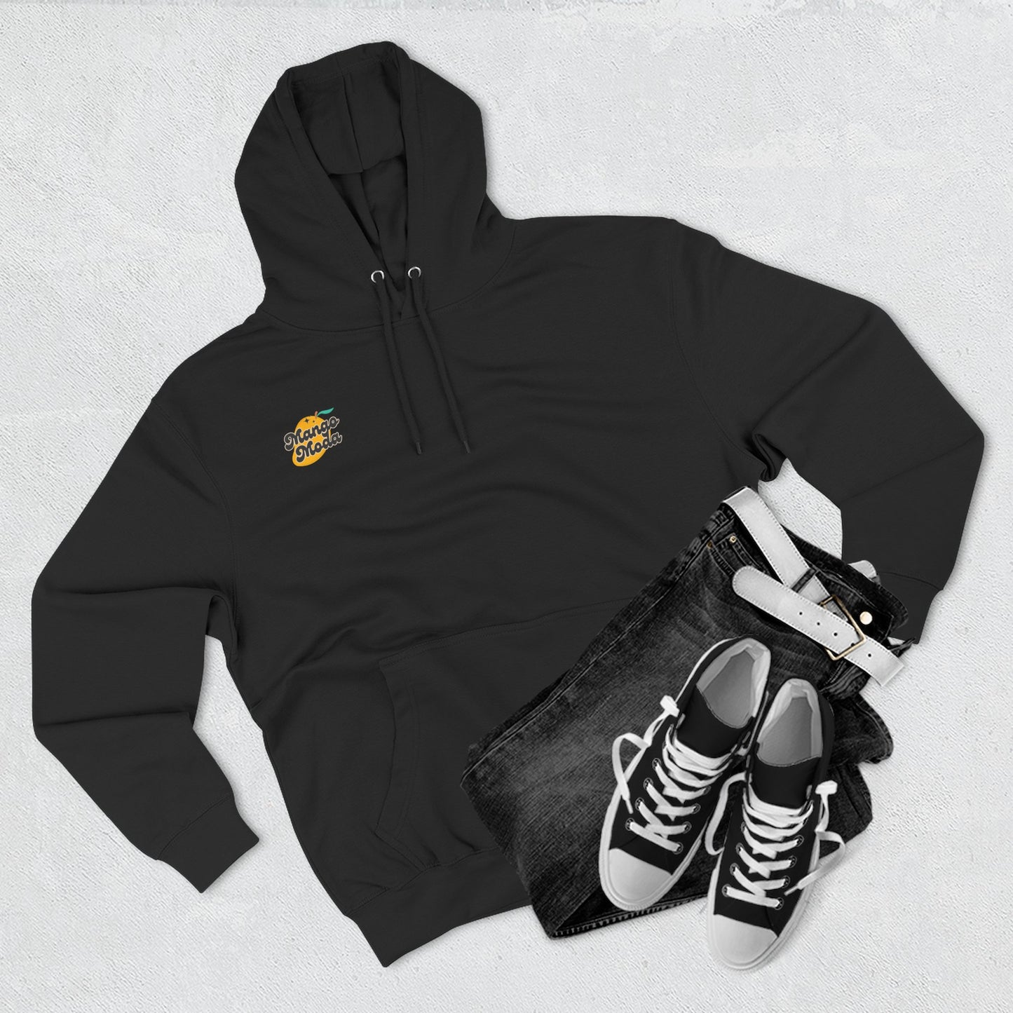 Retro Tech Fleece Hoodie - "I Miss Telework" Design