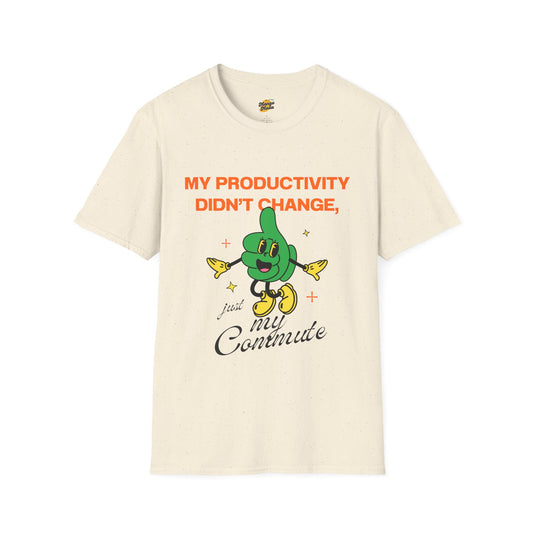 My Productivity Unisex Softstyle T-Shirt - Fun Commuter Graphic Tee