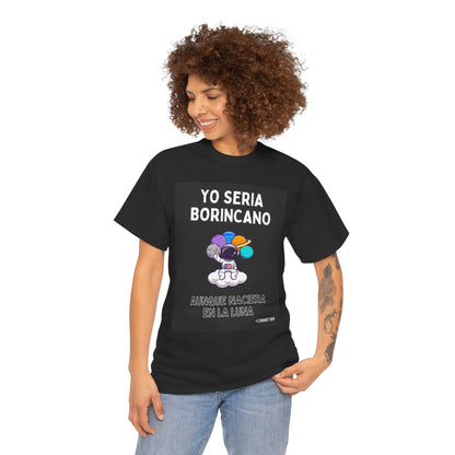Yo Seria Borincano Unisex Heavy Cotton Tee - Puerto Rican Pride Shirt - by Troya