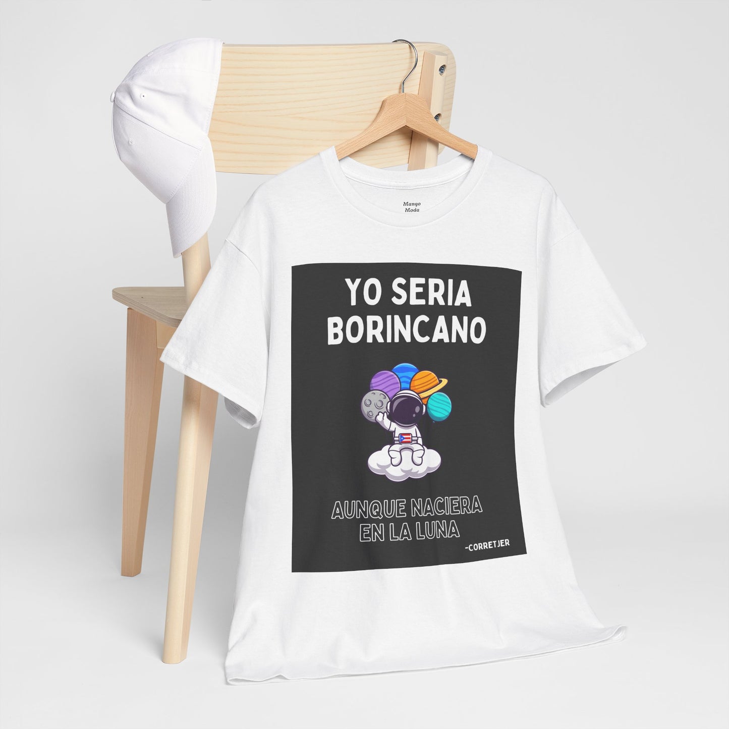 Yo Seria Borincano Unisex Heavy Cotton Tee - Puerto Rican Pride Shirt - by Troya