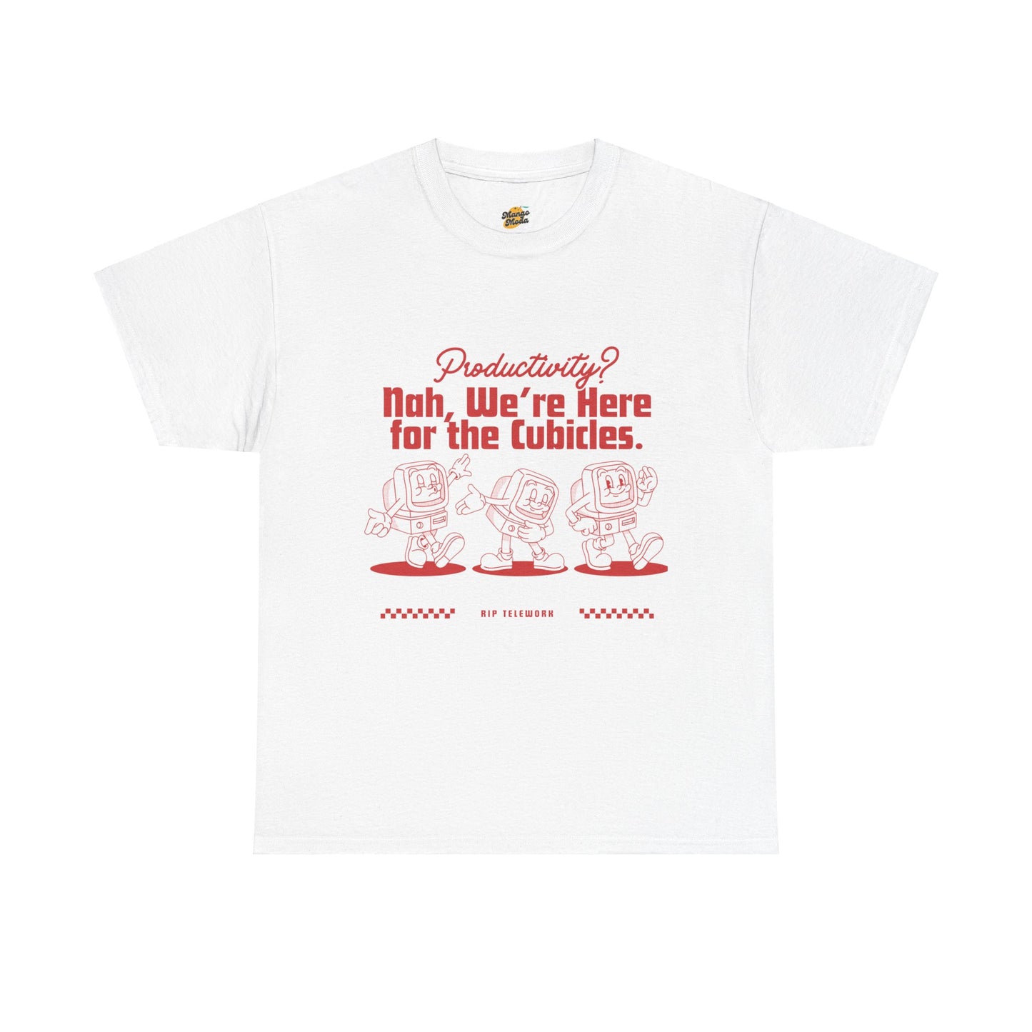 Funny Productivity Unisex Heavy Cotton Tee for Office Workers