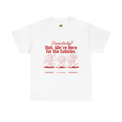 Funny Productivity Unisex Heavy Cotton Tee for Office Workers